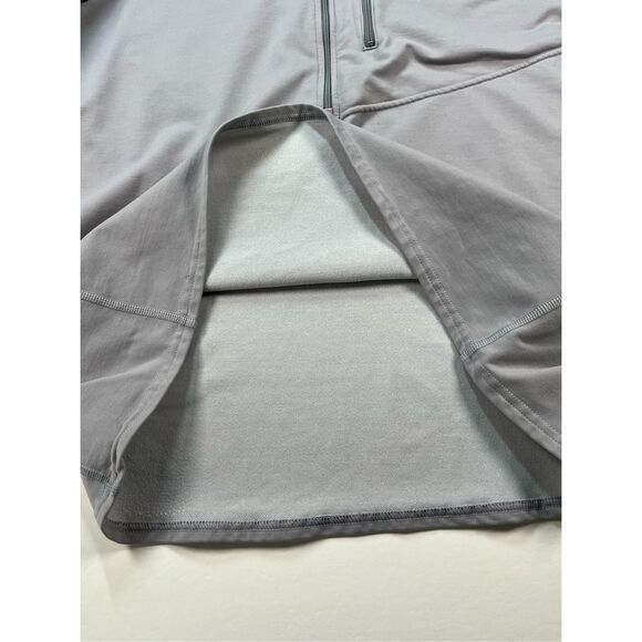 Patagonia Men’s R1 Pullover Gray Size Large USA Made Quarter Zip Fleece Pullover - Picture 6 of 10